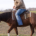Overweight Rider on reining horse training